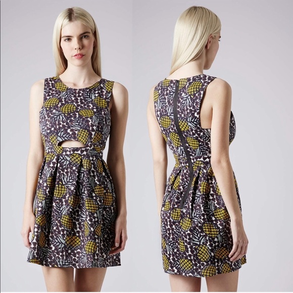 Topshop Dresses & Skirts - TOPSHOP | Cut Out Pineapple Dress | 4